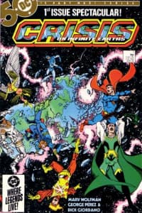 Crisis on Infinite Earths cover
